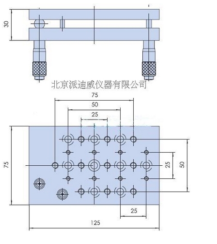 PT-QX02 手動傾斜臺 手動位移臺 手動俯仰臺 手動角度臺