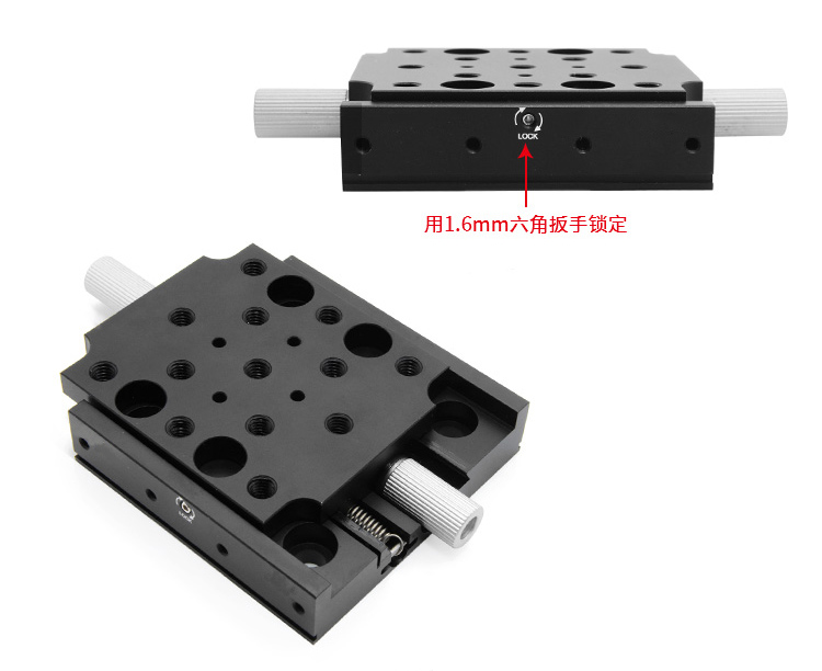 手動線性燕尾平移臺 微調精密絲桿滑臺 PT-SD71