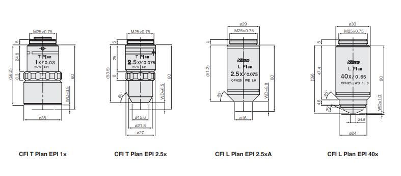 尼康CFI60遠(yuǎn)場(chǎng)校正亮場(chǎng)鏡頭 有顏色再現(xiàn)能力 無(wú)應(yīng)變