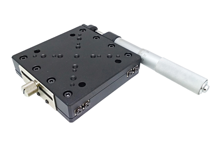 高精手動(dòng)平移臺(tái)PT50-100CH 50mm行程移動(dòng)平臺(tái) 位移臺(tái)100*100