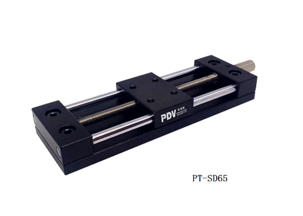 PT-SD10 35 65 95手動(dòng)平移臺(tái) X單軸位移臺(tái) 一維位移臺(tái)滑臺(tái)
