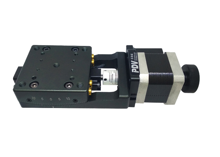 PJ110-15 精密型電動(dòng)角位臺(tái)（蝸輪蝸桿） ±15° 臺(tái)面尺寸65*65