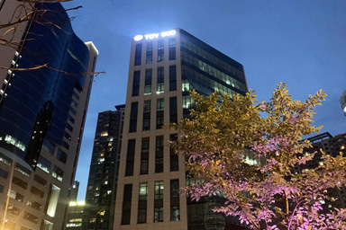 南德檢測(cè)樓頂發(fā)光字施工方