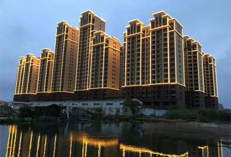 樓體亮化施效果