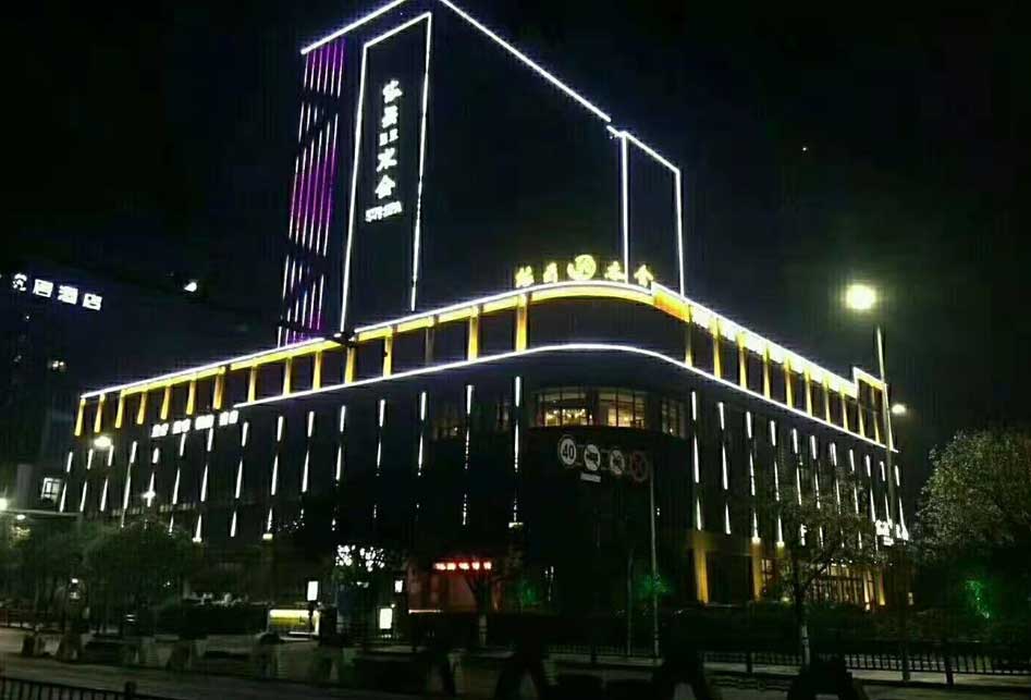 戶(hù)外樓體亮化效果圖