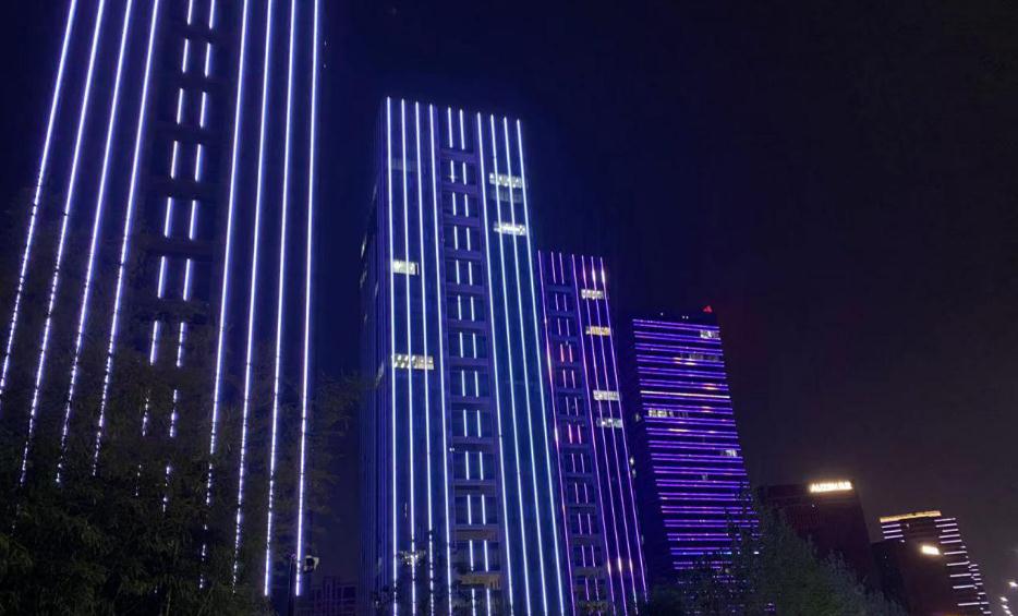 打造樓宇亮化夜景，讓城市夜晚更美麗